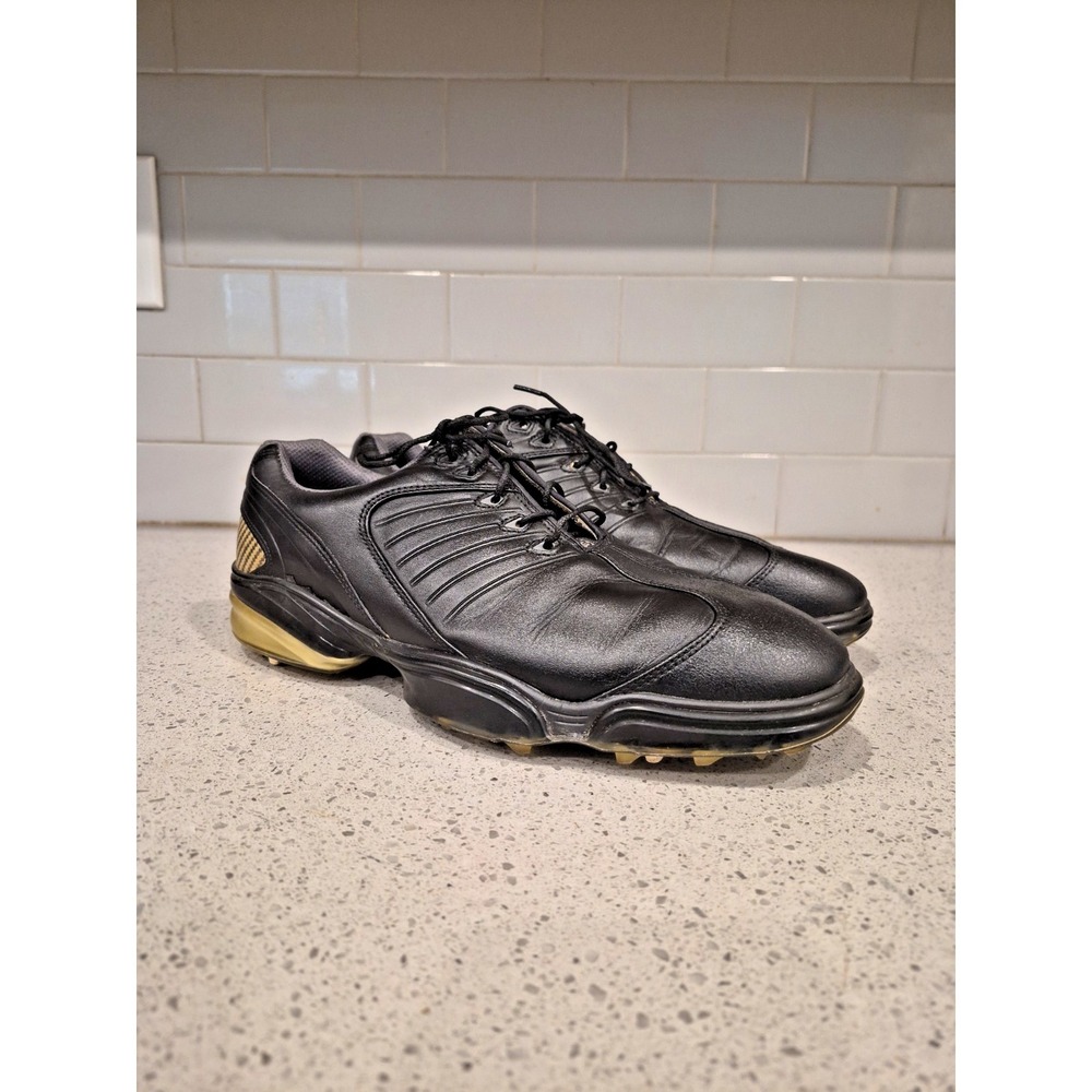 FootJoy Sport 53145 Flex Zone Black Golf Shoes Men's Size 10.5 M Great Condition